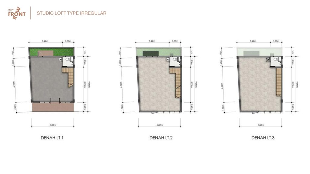 ruko-front-row-studio-loft-kota-wisata-cibubur